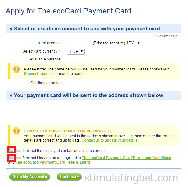 Ecopayz(エコペイズ) EcoCardの作成方法