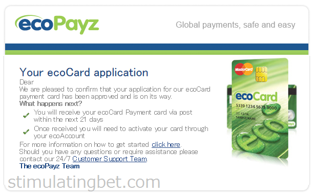 Ecopayz(エコペイズ) EcoCardの作成方法
